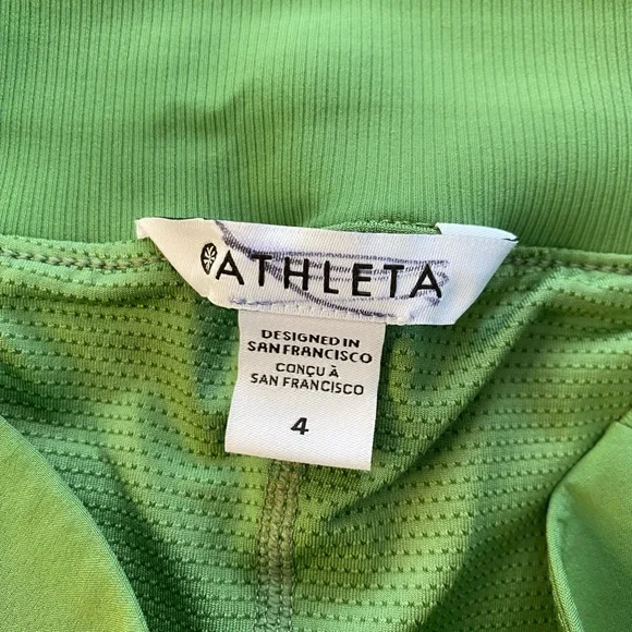 Athleta Skort W/Pockets Green Size 4 New Never Worn No Tags - Picture 12 of 12
